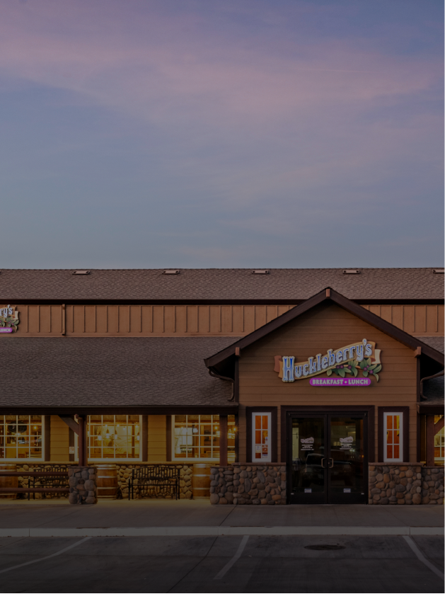 The entrace to a huckleberrys location.